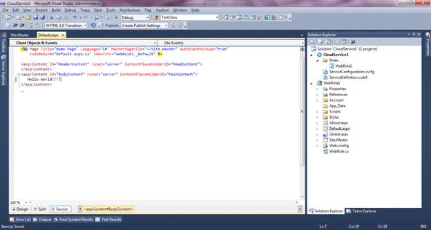 C# Hello World