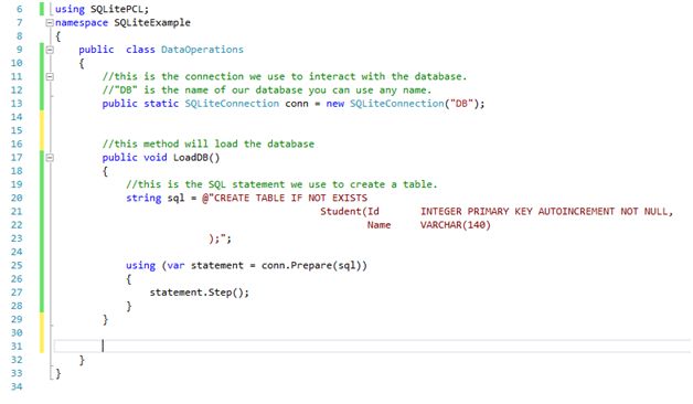 Using SQLite In An SQL Manner In Windows 10 Apps