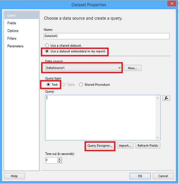 Query with paremeters