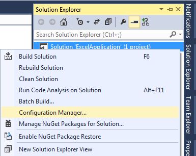 Configuration Manager of Application