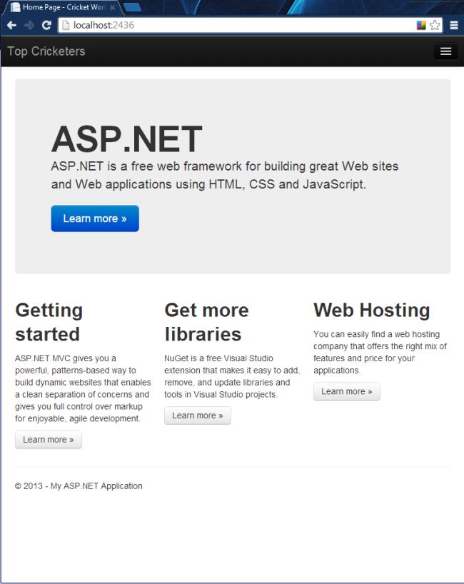 Getting Started With View in MVC 5
