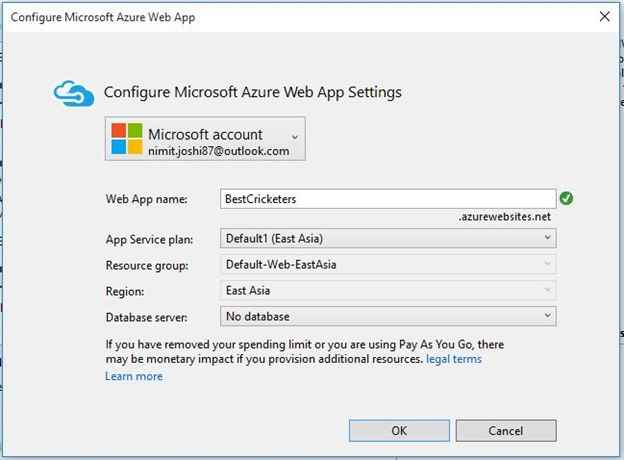 Microsoft configuration. Topzcasinos.AZUREWEBSITES .net