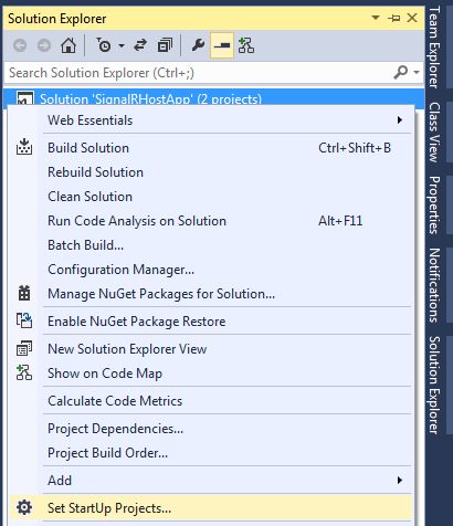 Introduction To ASP.Net SignalR Self Hosting