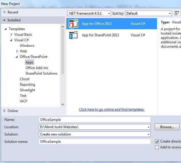 Introduction to Office App Development in Visual Studio 2013 Preview