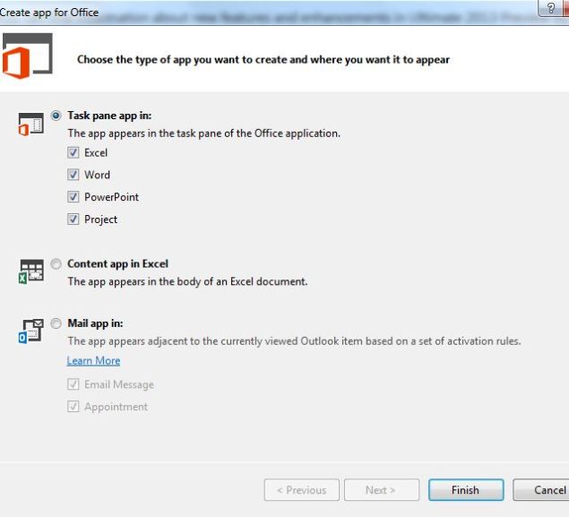 Introduction to Office App Development in Visual Studio 2013 Preview