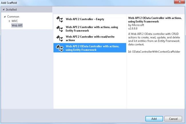 Web API2 OData Controller