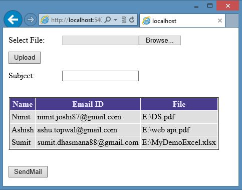 Sending Email With an Attached File