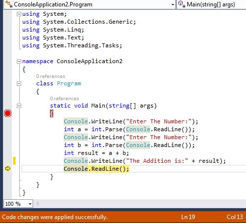 Introduction to Visual Studio 2013