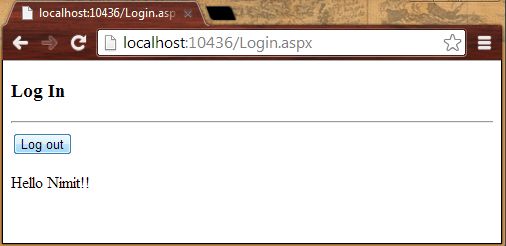 LogOut Page