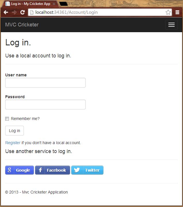 All Customized Providers in MVC 5