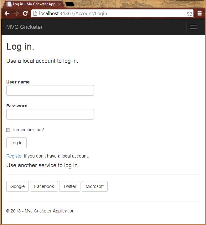 All Providers in MVC 5