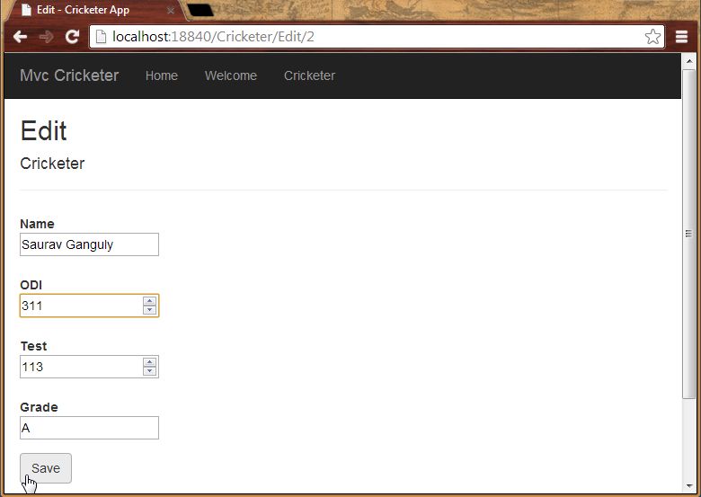 Saving Edited Records