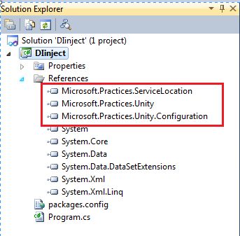 Microsoft Unity Framework
