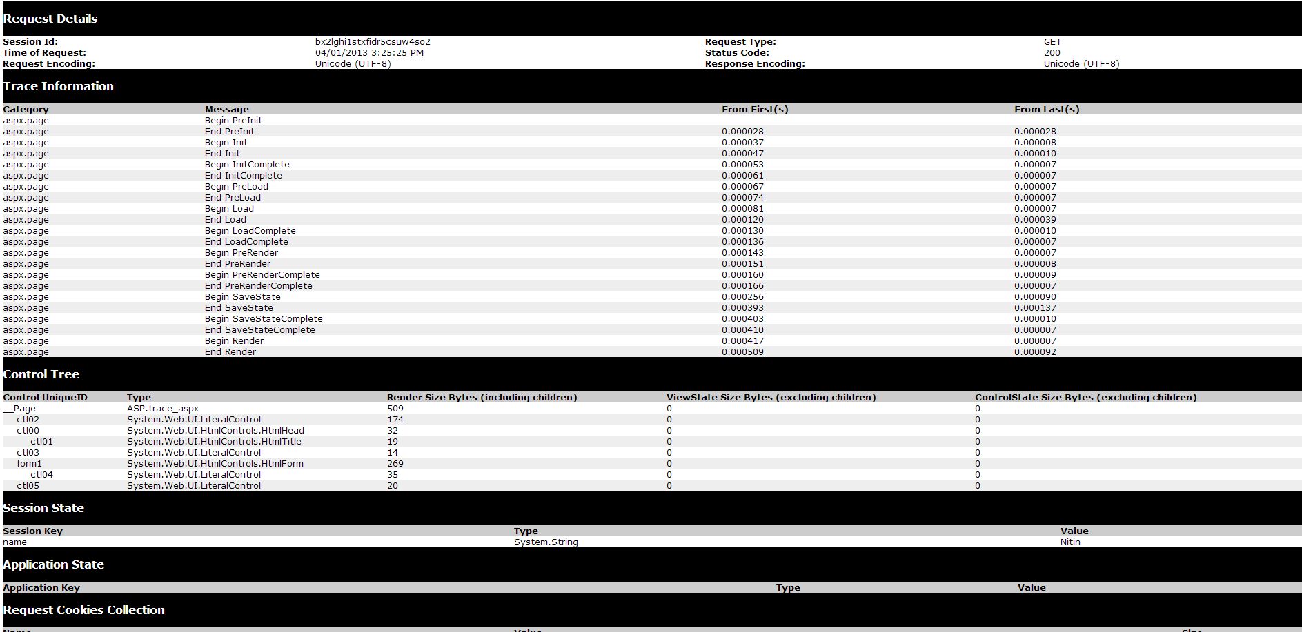 Enable Trace Feature in