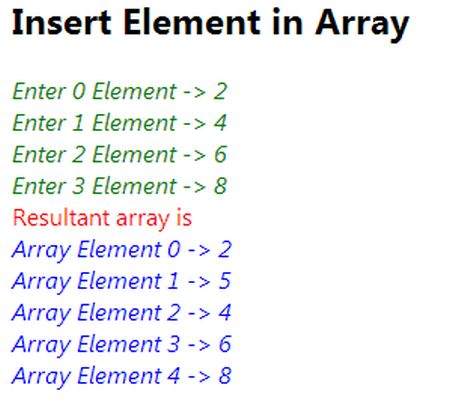 Insert Elements in TypeScript Array