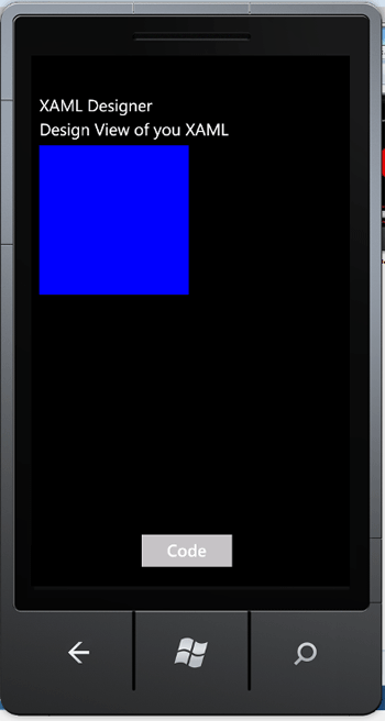 XAML Designer Rectangle