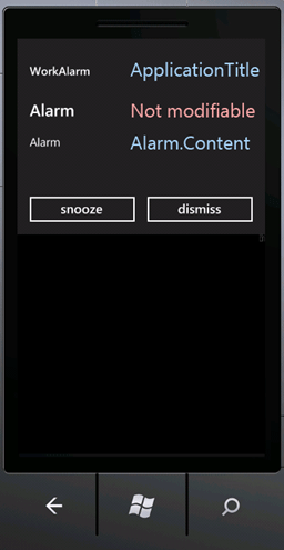 AlarmWP7