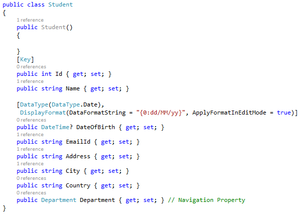 Overview Of Code First Migrations In Entity Framework