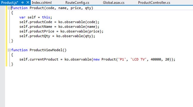 currentProduct property