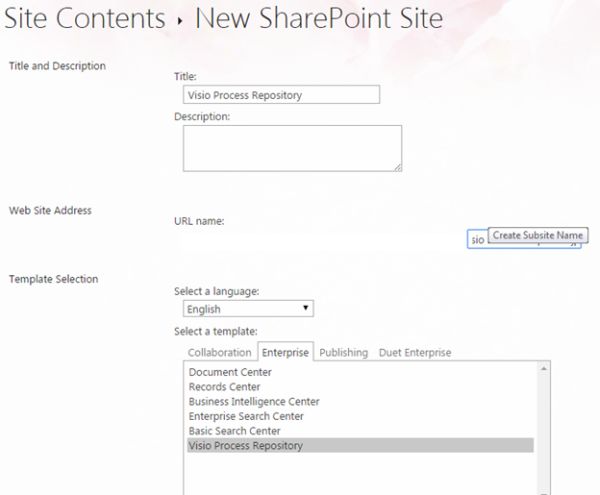 Site Templates Part 10: Visio Process Repository in SharePoint 2013 and ...