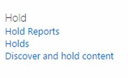hold