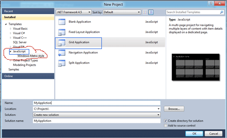 Building a Windows Store App Using JavaScript