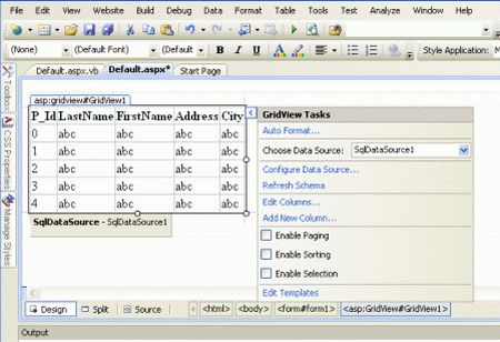 Display Data In GridView Using MySQL