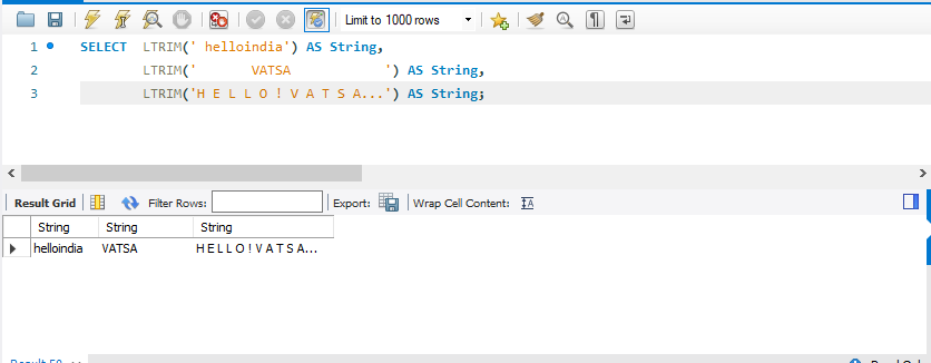 String Functions in MySQL