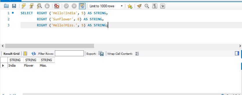 String Functions in MySQL
