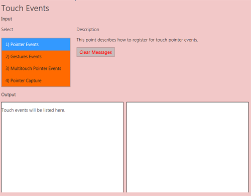 Touch Events in Windows 8 Using Html5 and JavaScript