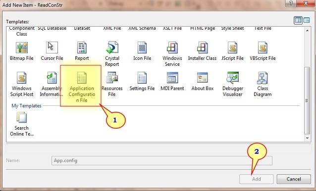 Using App.Config File to Read Settings