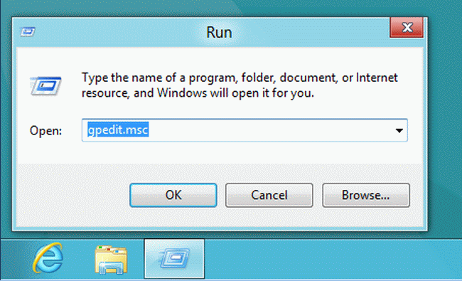 control panel run command