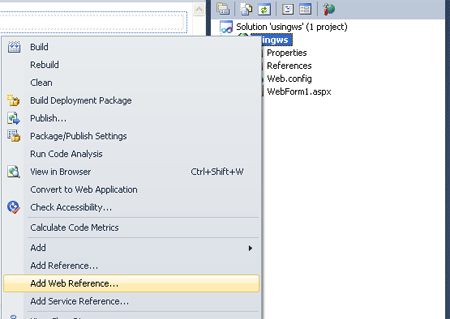 consuming web service using ajax