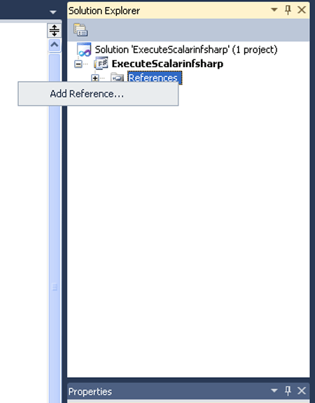 executescalar() in f#