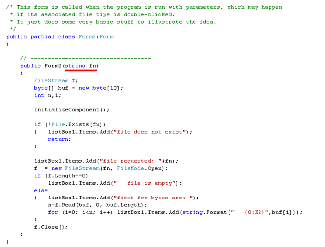 Associating a File Type With an Application in C#