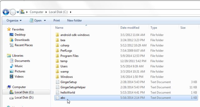 OutputOffreadfunction