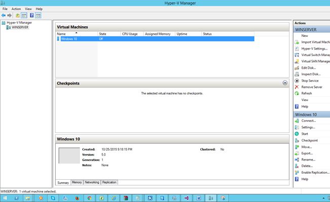 Installing OS On Windows Hyper-V Manager