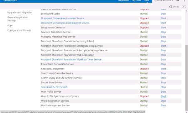 Click Start if its not started