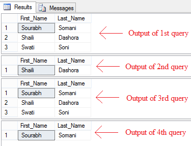 SQL Operators