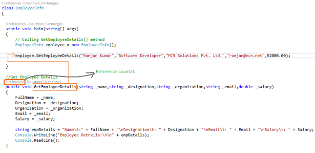 CodeLens Improvements in Visual Studio 2015
