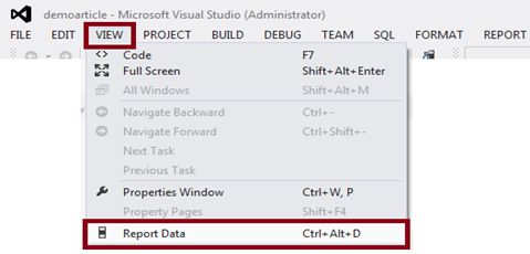 create data source in SSRS report