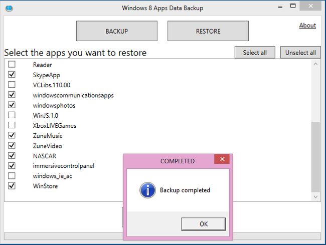 app data backup