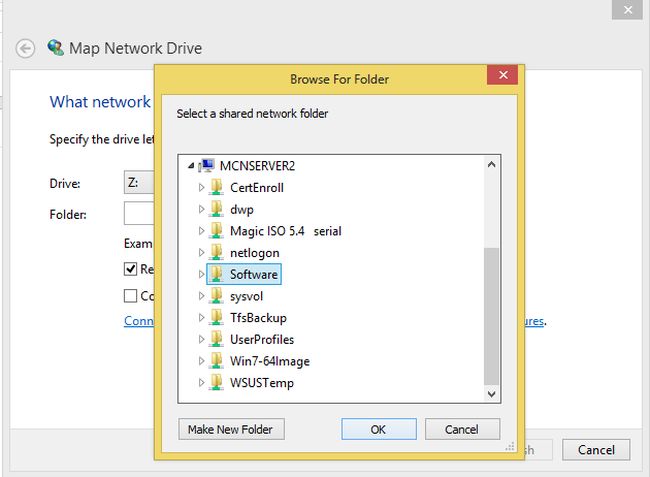 Map Network Drive in Windows 8