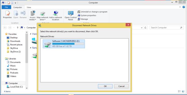 local network file sharing windows 8