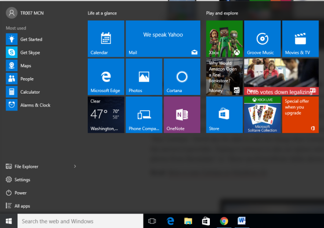 Microsoft Windows 10 Operating System