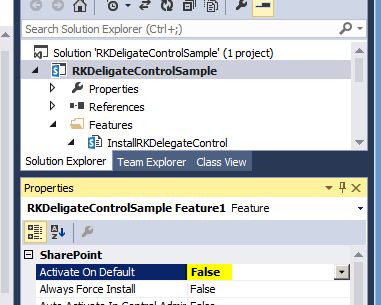 Creating Delegate Controls In SharePoint