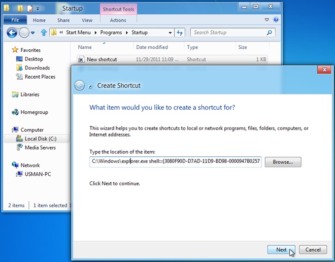 how to make a program run at startup in win8 how to make a program run at startup in win8