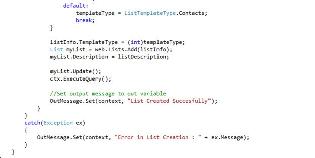 Creating Custom Code Activity and Using it in Visual Studio 2013 ...