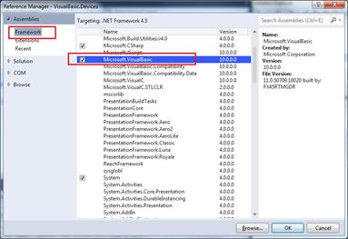 Microsoft.VisualBasic