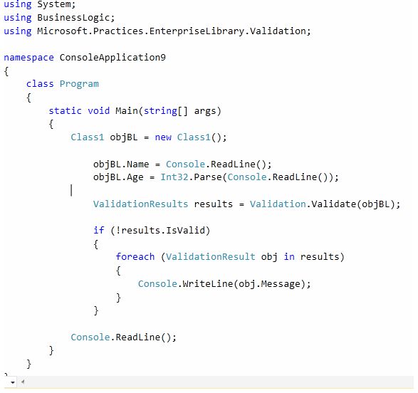 Validation-Application-Block
